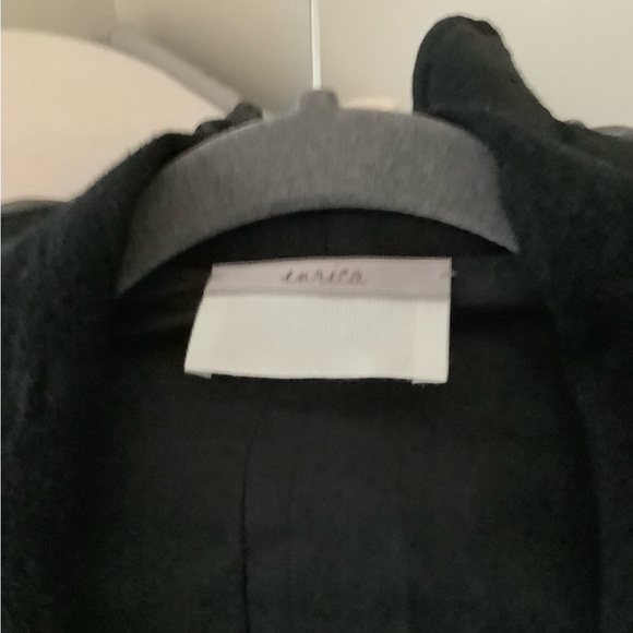 Black Textured Women's Blazer by enrica - Picture 2 of 8